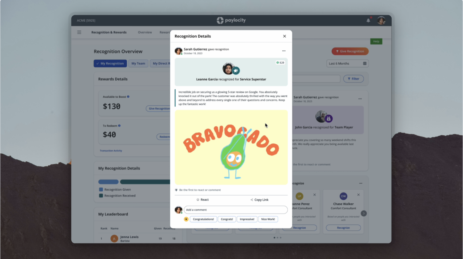 Drove a 150% increase in recognition sent by unifying a legacy product