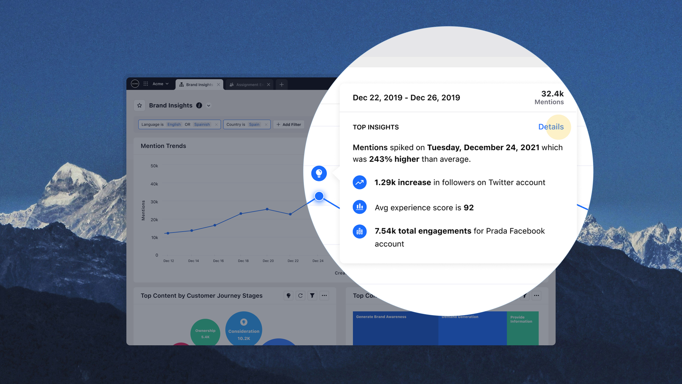 Reducing insight discovery from 6+ clicks to just 1